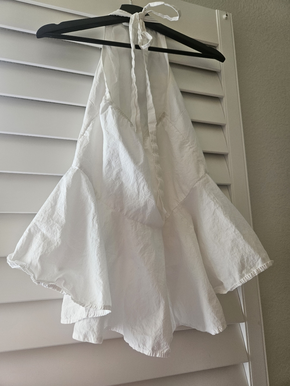 Free People Frilly Ruffle Tunic Halter Top - Picture 6 of 8